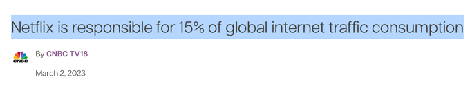 netflix internet traffic consumption